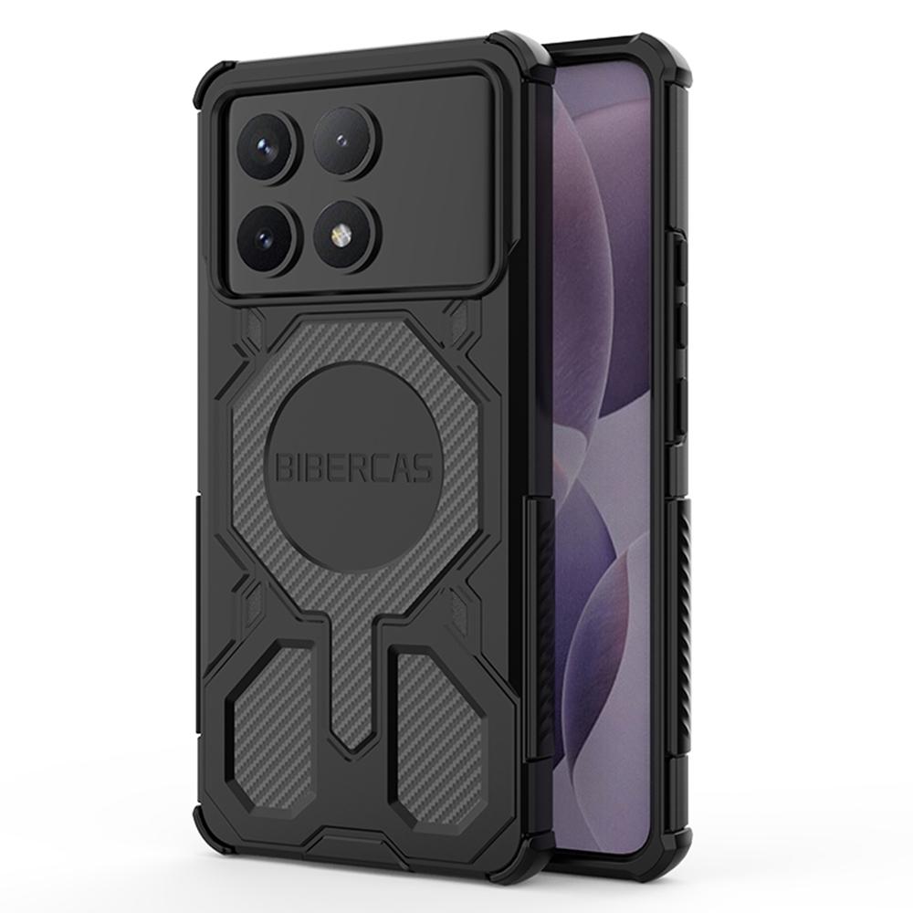 BIBERCAS J-16 Series Phone Case For Xiaomi Poco F6 Pro 5G/Redmi K70 Pro 5G/K70 5G Compatible with MagSafe Anti Drop TPU+PC Cover