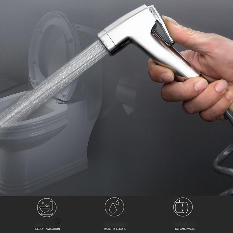 6 типов ABS серебристый унитаз биде душевая головка кран распылитель ручной распылитель туалет душ для ванной мусульманские биде самоочищающиеся