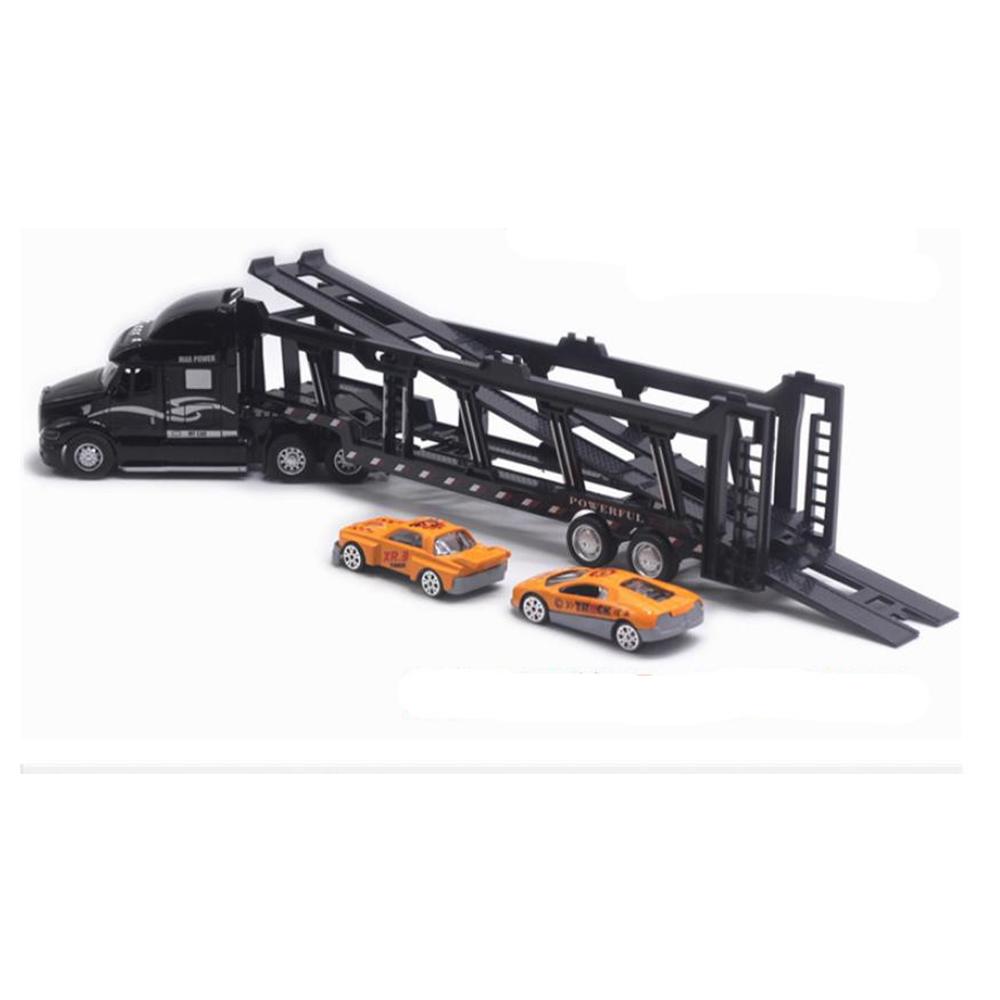 1/48 Имитация транспортного средства литья под давлением, модель легкосплавного грузовика со световым звуковым эффектом, игрушечный автомобиль