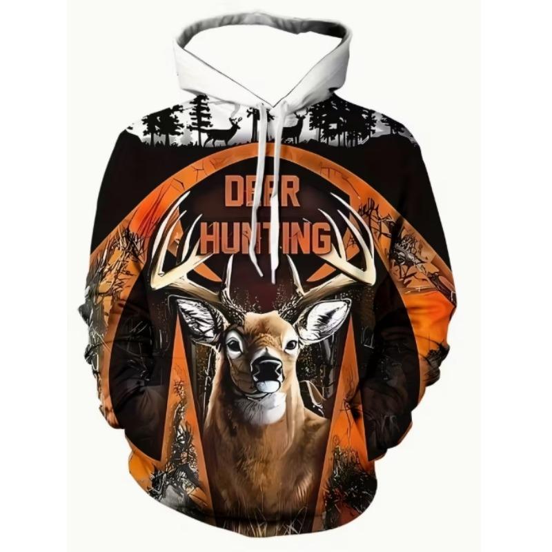 Мужская модная повседневная спортивная толстовка с капюшоном с 3D-принтом орла