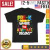 Pre-K Where The Adventure Begins Back To School Teacher T Shirt Men Women NEW