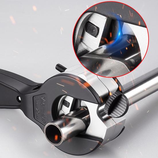 Храповый труборез Труборез Одноручный инструмент для быстрой резки труб Резак для шлангов для работы в стесненных условиях для точной резки ПВХ Меди Пластика