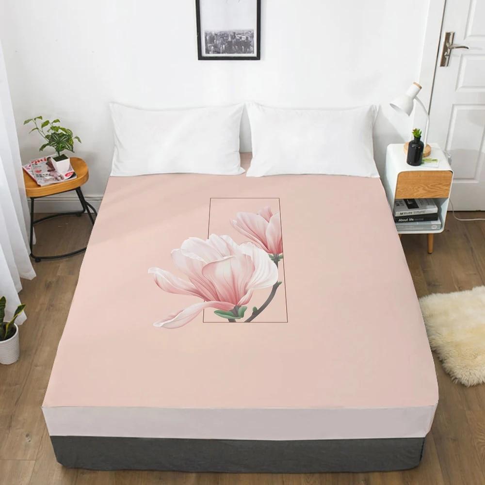 1 шт. простыни наматрасник с резинкой 3D простыня белье 150x200 200x220 простыня на заказ любой размер дизайн