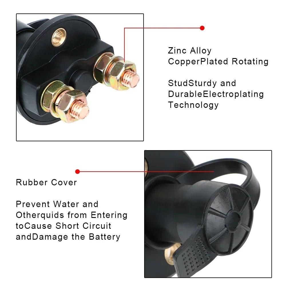 Изолятор для защиты от утечек, выключатель питания, выключатель клеммы аккумулятора автомобиля, автомобильные аксессуары