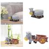 Donkey Figurine Ashtray Ash Tray Desktop Ornament for Fireplace Desk Cabinet