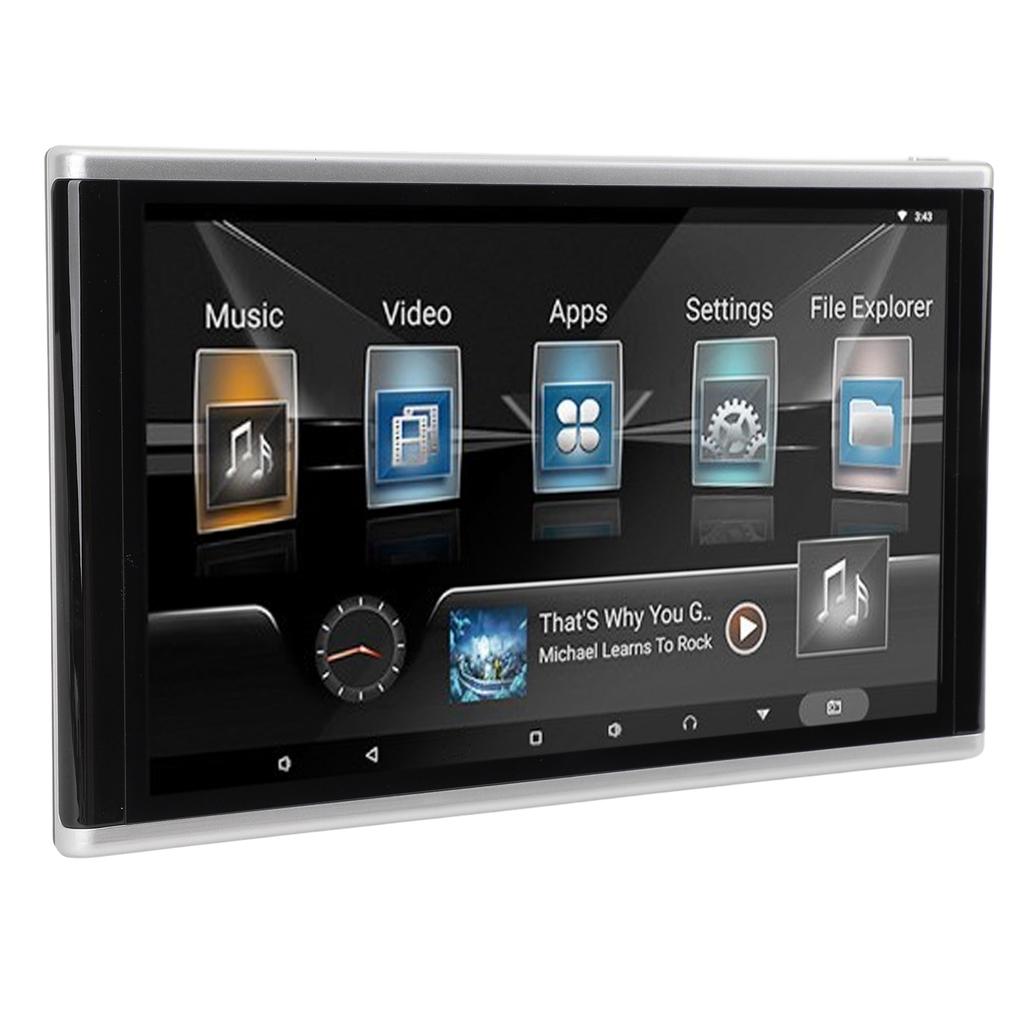 4K 10,1-дюймовый планшет-монитор для подголовника для заднего сиденья, IPS сенсорный экран для Android 11, ТВ-мониторы для заднего сиденья для автомобиля