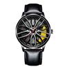 Cool And Cool Fashion Stainless Steel Men's Quartz Wristwatch Dial Sport Car Rim Wheel Hub Watch Business Luxury Wrist Watches