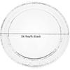 Universal Microwave Turntable Glass Plate With Holder, 245mm/24.5cm/9.65in