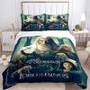 Custom Textile Rings Power Bedding 3 Piece Set HD Print Duvet Cover Pillowcases for Teens Adult Bedroom Decoration