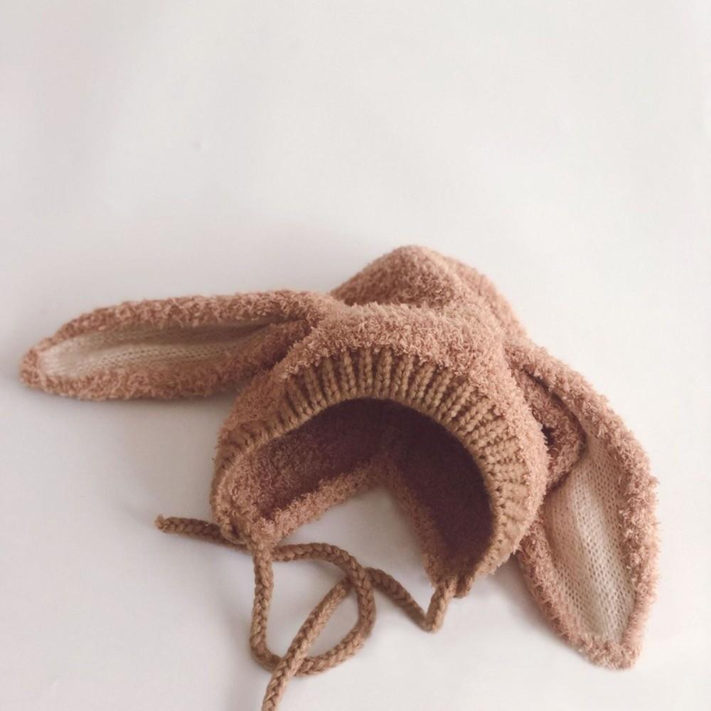 Thick Warm Ear Protection Cap Cartoon Plush Beanie Cap Unisex Baby Rabbit Hat Daily