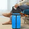 Foldable Garbage Bag Auxiliary Rack with Lid Trash Can Holder Retractable Rubbish Bin Stand  Home