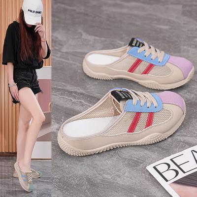 Летняя женская обувь на толстой подошве, увеличивающая рост, из сетчатого дышащего материала, повседневная