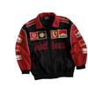 Men Women Racing Jacket Lightweight Warm Cotton Motor Outerwear Cycling Sports Training