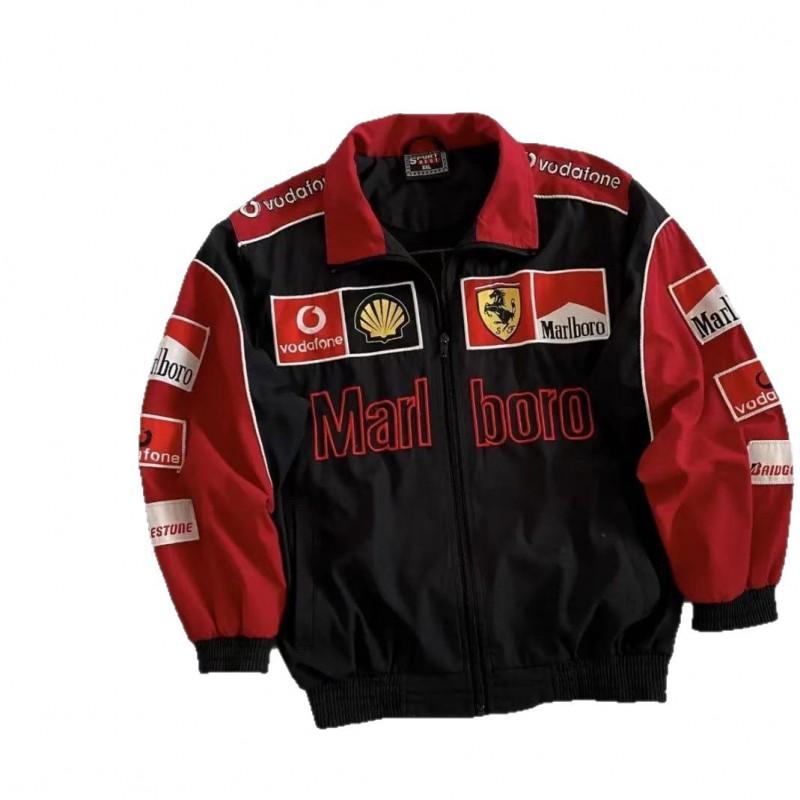 Men Women Racing Jacket Lightweight Warm Cotton Motor Outerwear Cycling Sports Training