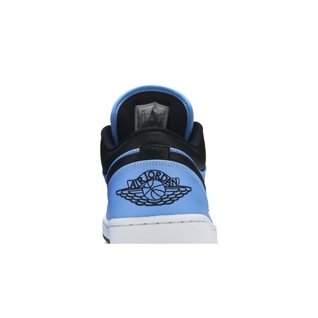 Air Jordan 1 Low 'University Blue Black' (Unisex) University Blue / Black / White Vintage Basketball Shoes 553558 403