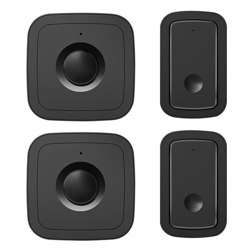 Smart Waterproof Wireless Doorbell for Home with Remote Music Control, Two-to-Two Connectivity, Ideal for Elderly