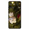 Christmas Cover For Motorola Moto G75 5G Black Silicone Cases TPU Santa Claus Christmas Tree Cover Deer For Moto G75 5G TPU case