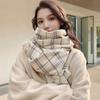 Girls Lattice Imitation cashmere Tassel Checked Women Winter Scarves Grid Wraps Korean Long Shawls