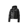 Classics Shine Down Logo Hooded Down Jacket Women Jacket Black 599144-01