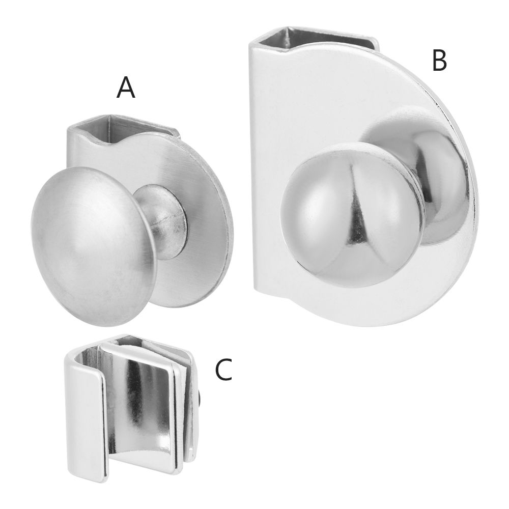 No Drilling Board Support Plank Clip Glass Clamp Glass Door Handle Door Clips Cabinet Drawer Pull