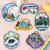 Hand Account DIY Camping Series Cloth Logo Badge Glasses Accessories Embroidery Patch Cloth Sticker