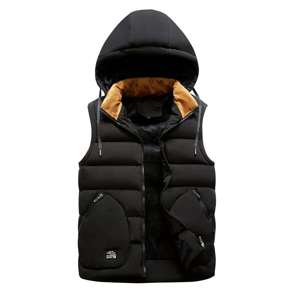 Men's Autumn and Winter Thick Down Cotton Vest