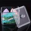 1/2/3 Transparent Cotton Swab Storage Box Makeup Organizer Acrylic Storage Box Cotton Swab Cosmetic Box Bathroom Bedroom Storage