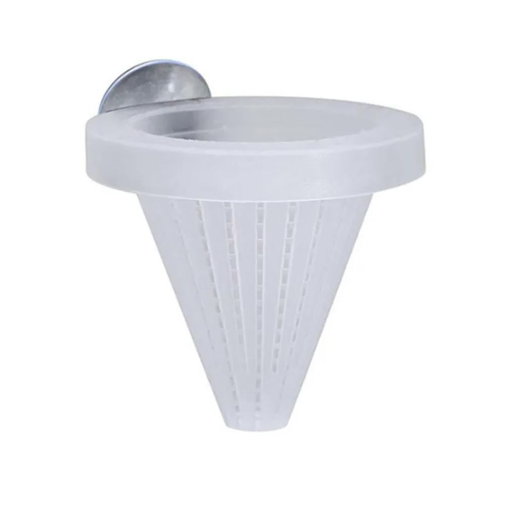Plastic Aquarium Red Worm Feeding Tapered Hopper Basket Fish Tank Cone Accessories Conical Feeder