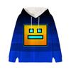 Angry Geometry Dash Hoodie Children Clothes Kid Girl Boy Sweatshirt Manga Hoody Baby Casual Pullovers Sportswear Clothing