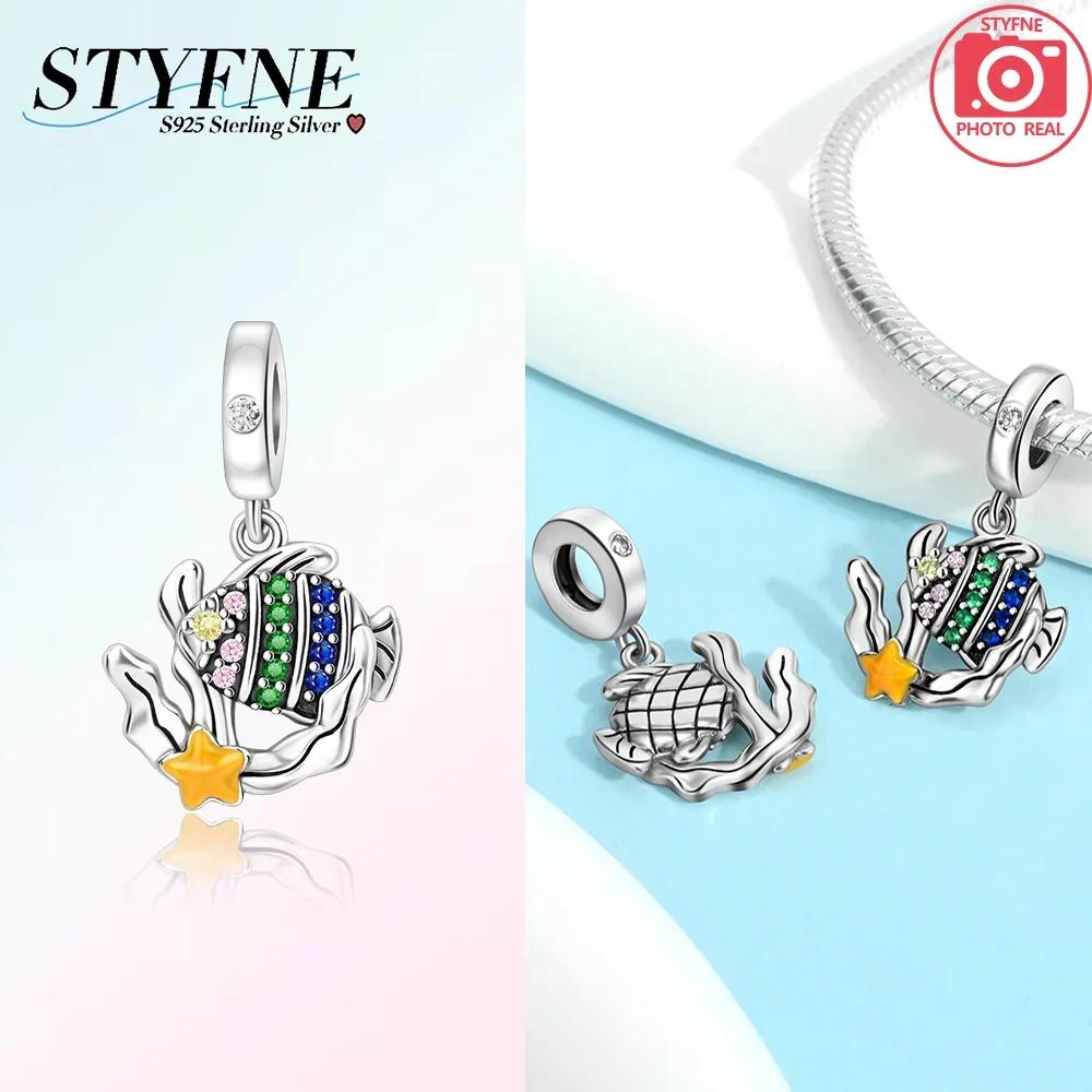 Exquisite Pendants Woman Gift Shell Luminous Beads Crab Octopus Copper Charms Fit Original Bracelet Diy Jewelry Making