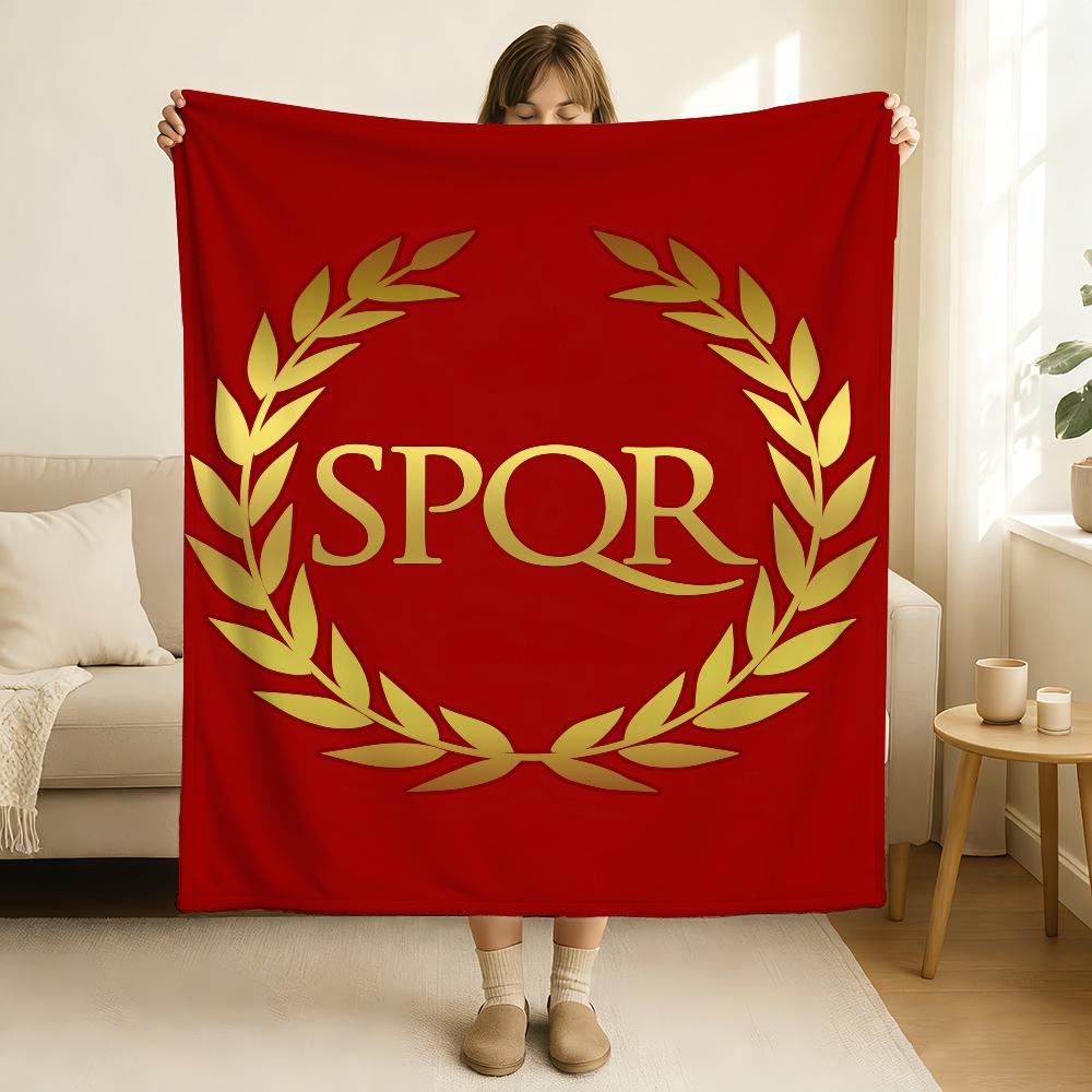Модное одеяло SPQR, мягкое и приятное для кожи, для дивана, кровати, для сна, покрывало, одеяло на все сезоны