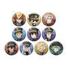 Katekyo Hitman Reborn Оригинальная иллюстрация Черная Военная Версия. Торговые значки-голограммы на булавке Коробка из 10 штук