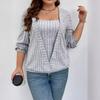 Autumn Women's Solid Colour Pit Stripe V-Neck Long Sleeve Knitwear