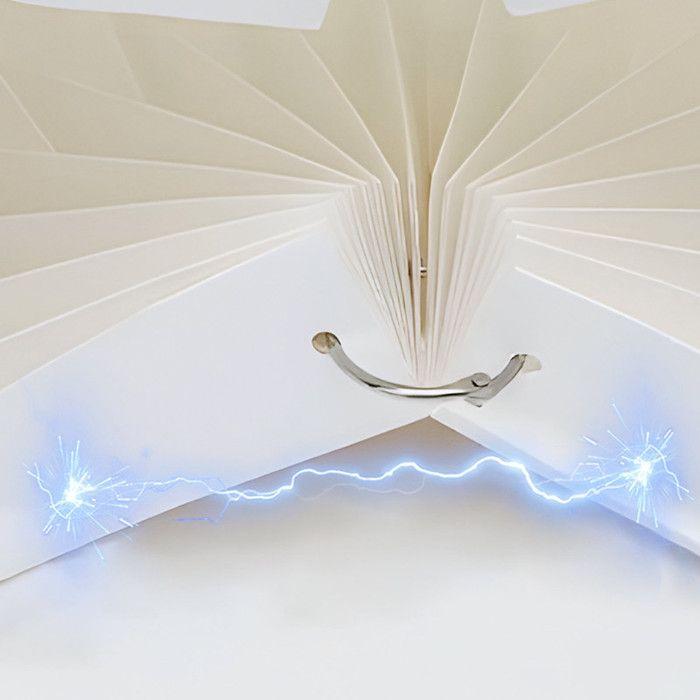 Suspension - NETTLIFE - 3 flammes - Abat-jour papier blanc - Compatible G9 - Style Scandinave/Moderne