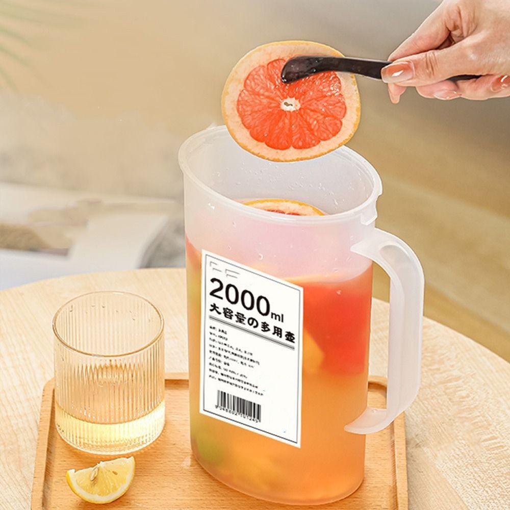 Большая емкость кувшин для воды прозрачный фруктовый чай напиток чайник кухонный холодильник