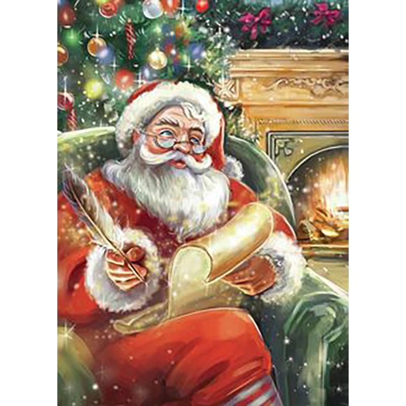 DIY мультфильм Санта-Клаус 5D алмазная живопись полная круглая дрель Алмазная вышивка Рождественский подарок наборы для вышивки крестом домашний декор