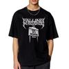 Футболки Falling in Reverse God Is A Weapon Tour 2025 Модные Хлопковые Летние Футболки с Коротким Рукавом Хип-Хоп Мужская Одежда Унисекс Футболка