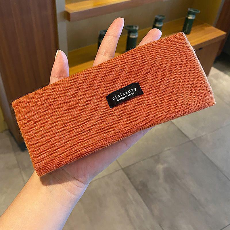 Fashion Sports Headbands For Women Solid Elastic Hair Bands Running Fitness Yoga Hair Bands Stretch Makeup Hair Accessories