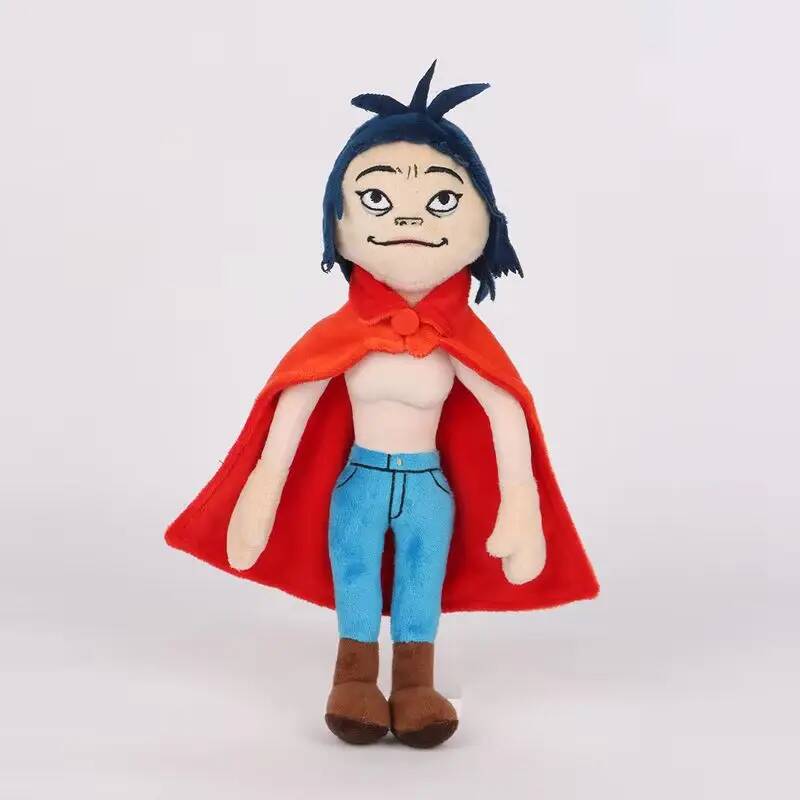 Новости Gorillaz Плюшевая кукла Нудл Аниме Персонаж Нудл D Аксессуары Игрушка Кукла Мёрдок Рассел Мягкие Плюшевые Куклы Подарки для Фанатов
