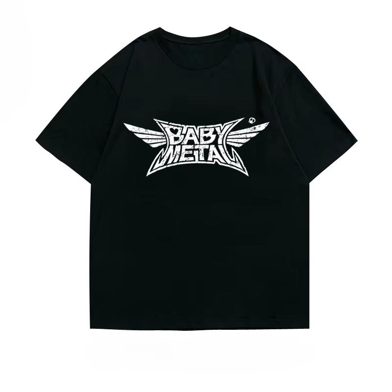 Babymetal Band Print Tshirt Suitable for Both Unisex and Women Summer Shortsleeved Casual Comfortable Cotton Streetwear