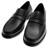 Zara Модные кожаные лоферы мужские туфли черные 2639620800