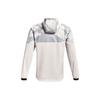 Under Armour Project Rock Zip Hoodie Тренировочная куртка Мужская верхняя одежда Агат-белый 1362759-112