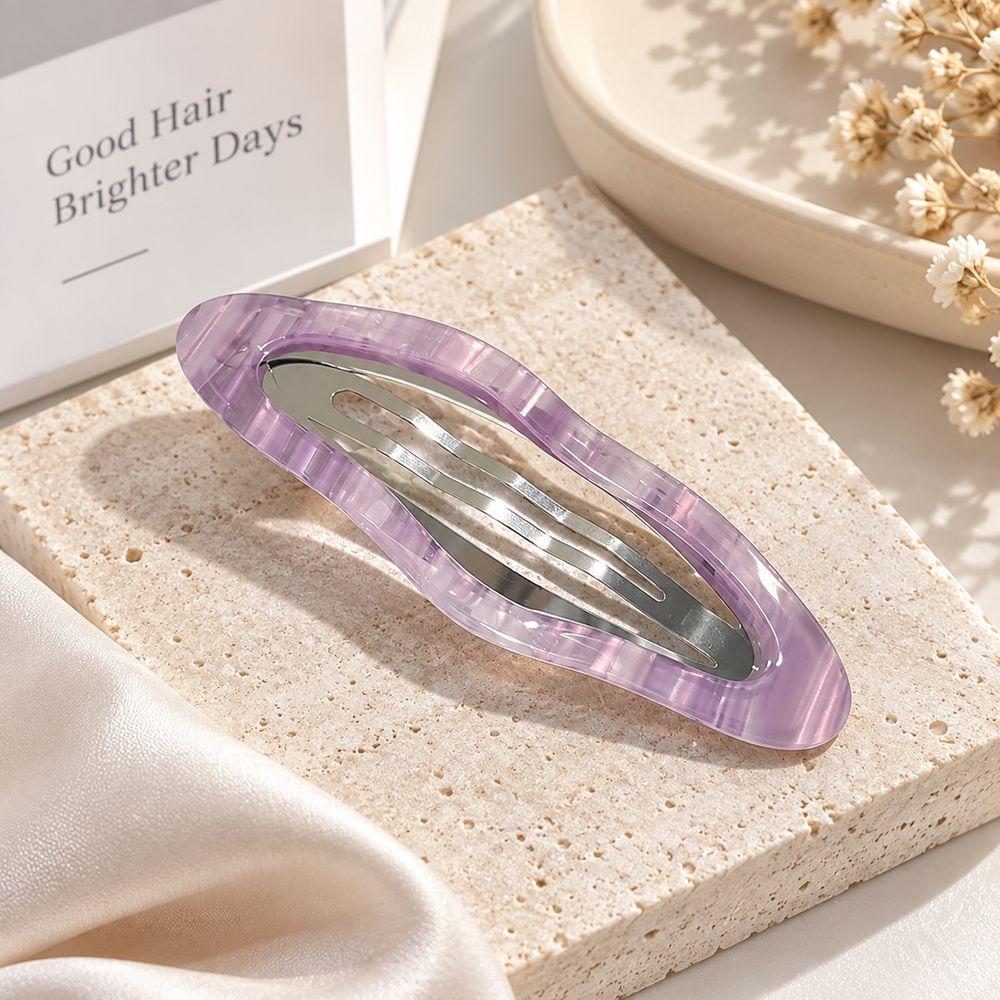 Acetate Hair Clips Metal Clasp Hair Barrettes Fashion Bangs Clips Bangs Styling