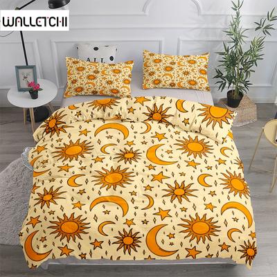 Комплект постельного белья Vintage Moon And Stars King Queen Double Full Twin Single Size