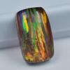 Lab-Created Opal Loose Gemstone 6.55 ct Cushion Cut Multi-Color October Birthday Birthstone