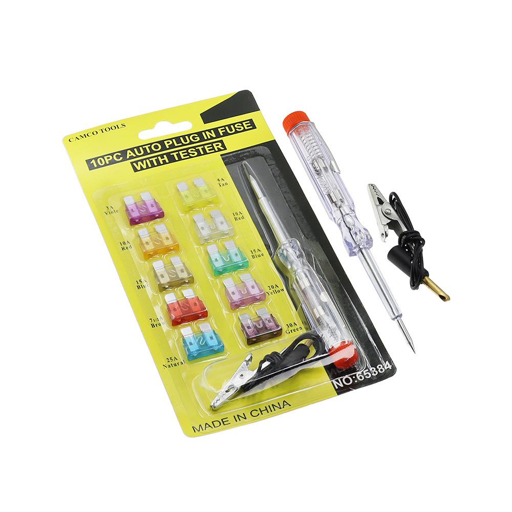 10PCS Mini Blade Car Fuse Set 5A 7.5A 10A 15A 20A 25A 30A Automotive Auto Truck SUV Fuse Replacement Kit Fuses4
