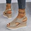 Summer Women's Sandals Fashion All-match Wedge Heel Women Casual Open Toe Sandals Roman Platform Women's Shoes