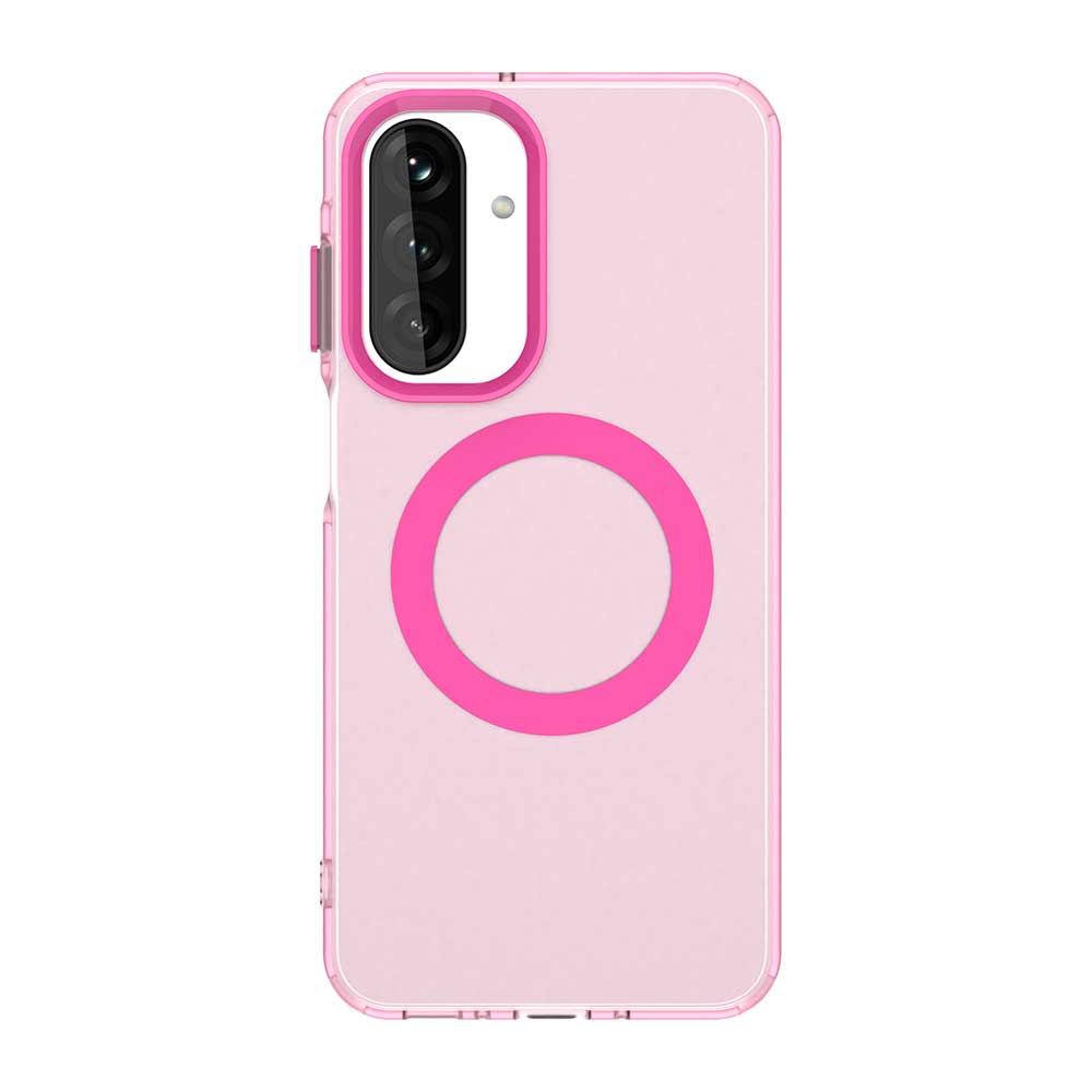 For Samsung Galaxy A17 Case Magnetic Wireless Charge Fundas Samsung Galaxy A17 A16 A56 A36 A26 Coque Matte Translucent PC Cover