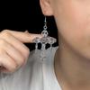 Оригинальные серьги-подвески с заклепками в виде креста в готическом панк-стиле - Популярные европейские и американские серьги-подвески