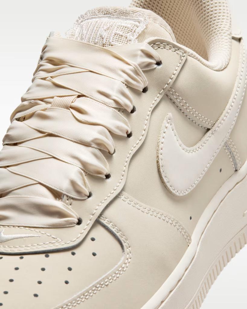 IR0871-100 Nike Air Force 1 Low Лента Шнуровка Овсянка (Женский)